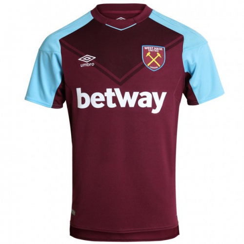 West Ham United Home 2017/18 Soccer Jersey Shirt